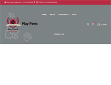 Tablet Screenshot of play-paws.com